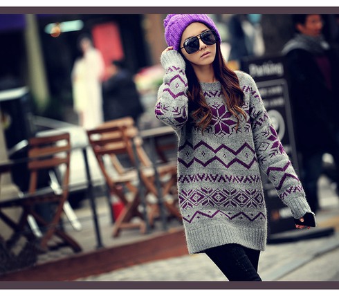 Áo len họa tiết cho mùa Noel ấm áp - ảnh 12