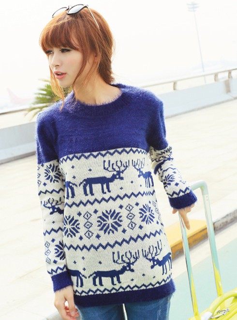 Áo len họa tiết cho mùa Noel ấm áp - ảnh 13