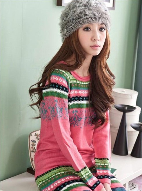 Áo len họa tiết cho mùa Noel ấm áp - ảnh 16