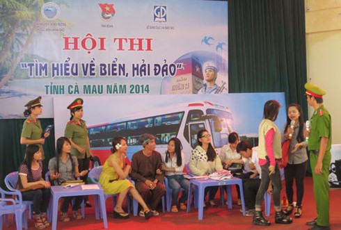 Cà Mau thi tìm hiểu về Biển, Hải đảo cấp tỉnh năm 2014 - ảnh 1