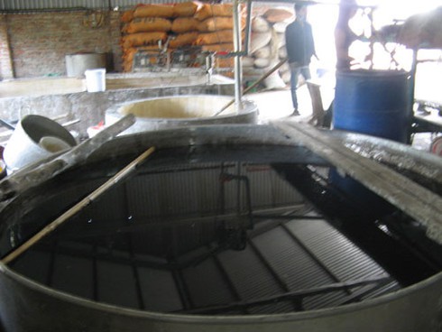 Cận cảnh miến bẩn