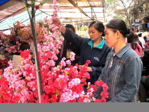 Chợ hoa Hàng Lược rực rỡ đón Tết - ảnh 4