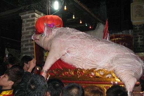 Về La Phù xem rước “ông ỉn” - ảnh 3