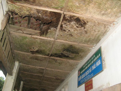 Hà Nội: Lội nước mưa trong phòng làm việc - ảnh 4