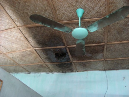 Hà Nội: Lội nước mưa trong phòng làm việc - ảnh 6