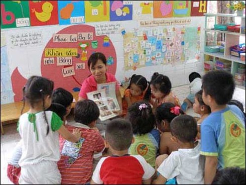 Nhiều nơi còn “trắng” trường mầm non cho trẻ - ảnh 1