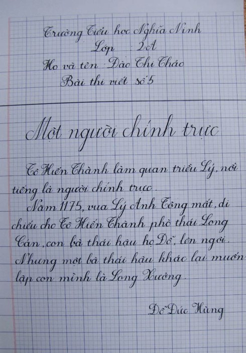 Cư dân mạng mê mẩn vì chữ đẹp như đánh máy - ảnh 4