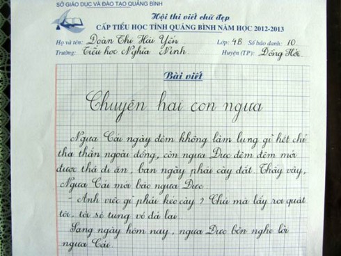 Cư dân mạng mê mẩn vì chữ đẹp như đánh máy - ảnh 2