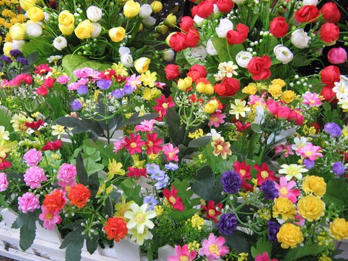 Ngắm chợ hoa Hàng Lược cuối năm - ảnh 1