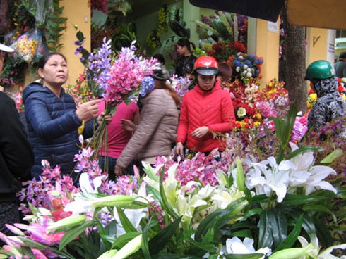 Ngắm chợ hoa Hàng Lược cuối năm - ảnh 8
