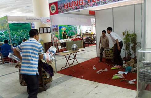 Hội chợ giữa trung tâm Hà Nội vắng khách hơn chợ quê - ảnh 2