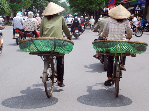 Muôn kiểu giao thông VN: Xe công nông chở lợn, lợn