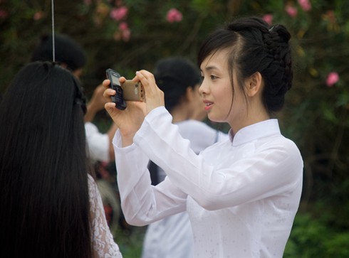 Nét đẹp nữ sinh trước giờ chia tay tuổi học trò - ảnh 11