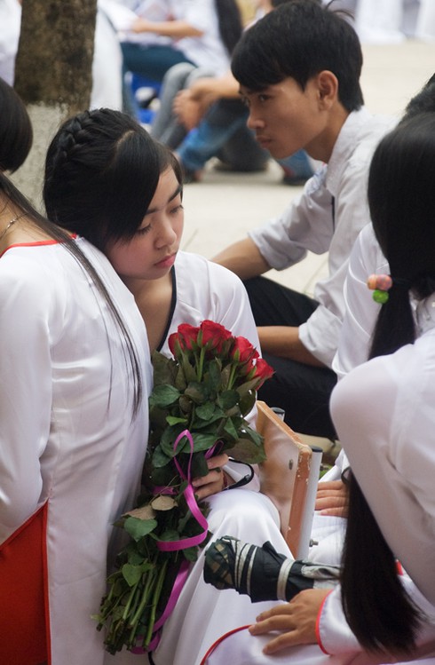 Nét đẹp nữ sinh trước giờ chia tay tuổi học trò - ảnh 4