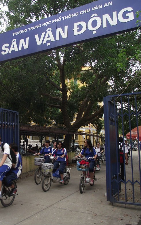 Học sinh trường Chu Văn An