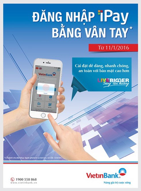 Đăng nhập ứng dụng VietinBankiPay bằng vân tay chỉ mất 1 giây - ảnh 1