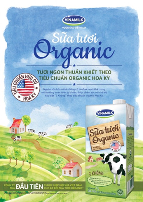 Vinamilk lần đầu tiên giới thiệu Sữa tươi organic chuẩn USDA tại Việt Nam - ảnh 1