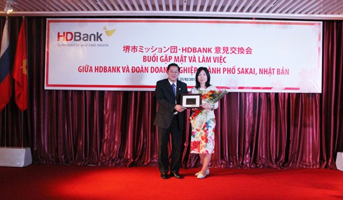 HDBank đẩy mạnh hợp tác với đối tác Nhật Bản - ảnh 1