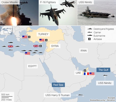 Mỹ và phương Tây sẽ tấn công Syria bằng những vũ khí nào? - ảnh 2