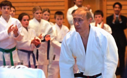 Tổng thống Nga Putin nhận đai cao nhất trong Taekwondo - ảnh 1