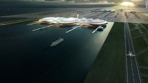 Anh sẽ xây sân bay nổi trên sông Thames - ảnh 1