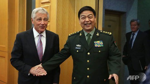 Tiếp chuyện Chuck Hagel, Trung Quốc hứa