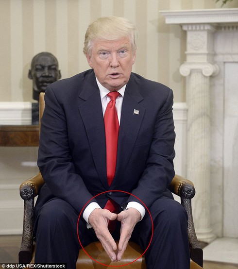 Chuyên gia ngôn ngữ cơ thể: Ông Trump lo lắng khi gặp ông Obama ở Nhà Trắng - ảnh 2