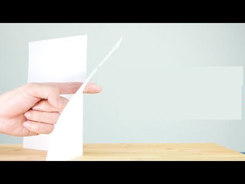 Video: Cách cắt giấy không cần kéo - ảnh 1