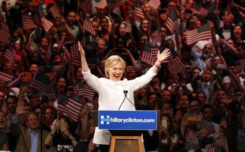 Hillary Clinton đại thắng, tuyên bố bước ngoặt lịch sử của bầu cử Mỹ - ảnh 1