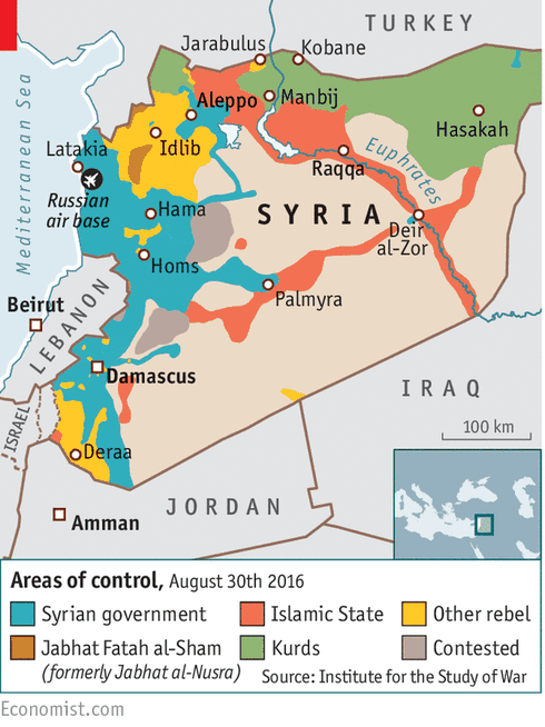 Tại sao cuộc nội chiến Syria chủ yếu tập trung ở phía Bắc? - ảnh 2