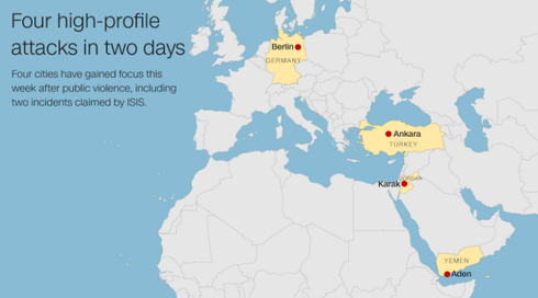 Hai ngày, bốn vụ khủng bố, hàng chục người thiệt mạng - ảnh 1