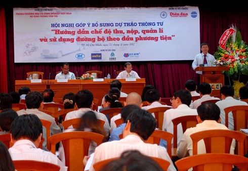 DN vận tải dọa đình công vì phí đường bộ - ảnh 2