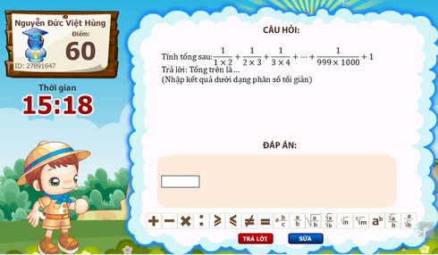 FPT giải đáp những câu hỏi khó trong thi ViOlympic vòng thi cấp quận/huyện - ảnh 1