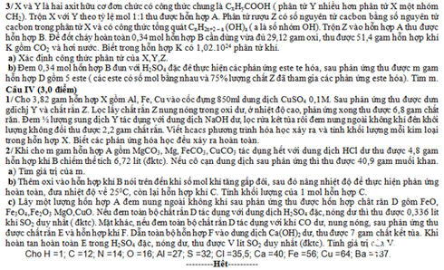 Đề thi vào 10 trường THPT chuyên Hà Nội Amsterdam môn Hóa năm 2015 - ảnh 2