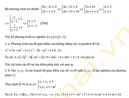 Hà Nội: Gợi ý đáp án thi vào lớp 10 môn Toán năm học 2016 - 2017 - ảnh 4