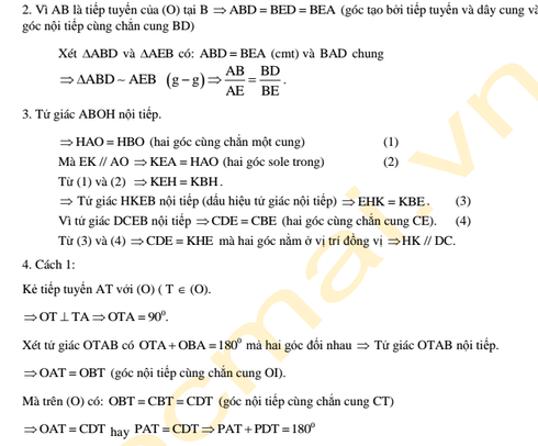 Hà Nội: Gợi ý đáp án thi vào lớp 10 môn Toán năm học 2016 - 2017 - ảnh 6