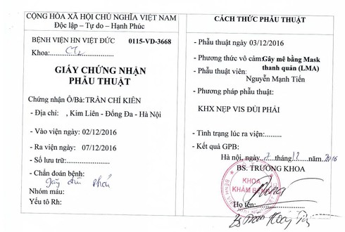 Tình tiết mới vụ học sinh bị gãy chân trong trường tiểu học Nam Trung Yên - ảnh 2