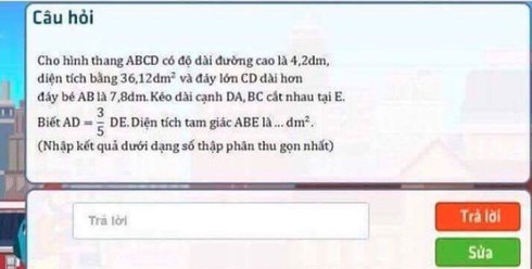 Tranh cãi về đề thi Violympic Toán lớp 5 vòng thi quận/huyện - ảnh 1