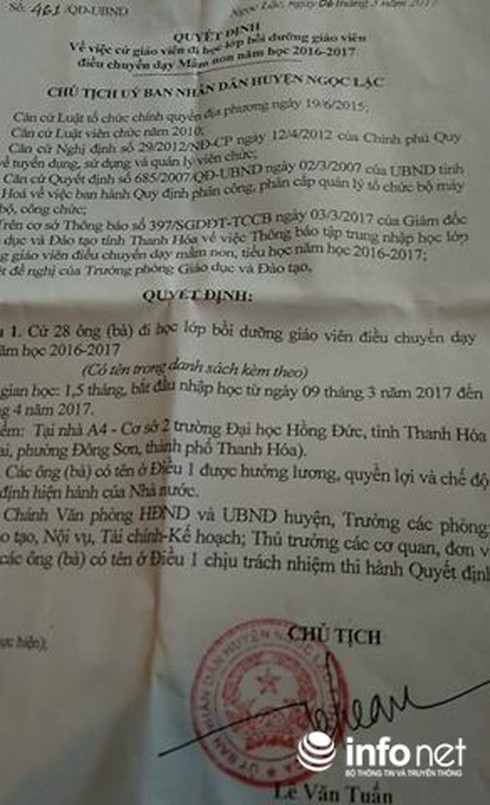 Vụ điều chuyển giáo viên ở Thanh Hóa: Bộ GD&ĐT yêu cầu tạm dừng - ảnh 2