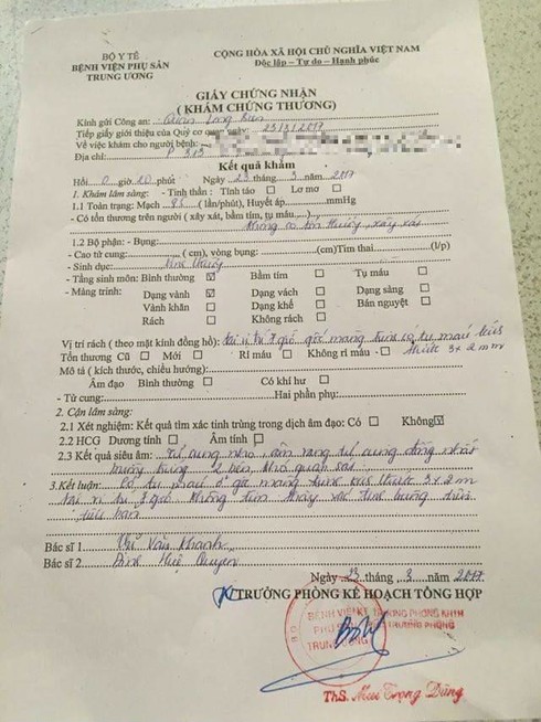 Vụ bé 3 tuổi bị tổn thương vùng kín: Đã có kết quả từ phía bệnh viện - ảnh 2