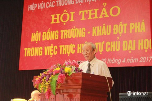 Hội đồng trường: Mâu thuẫn giữa năng lực và tuổi tác của chủ tịch - ảnh 1