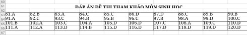 Hướng dẫn giải tất cả các môn đề thi minh họa THPT quốc gia 2017 - ảnh 6