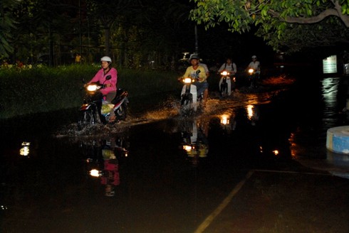 TP.HCM hứng đợt triều cường dữ dội - ảnh 10