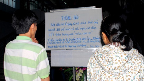 Vé tàu Tết: Phẫn nộ vì phải mua vé ở web... không thể truy cập - ảnh 1