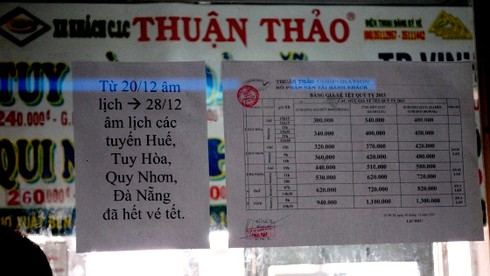 Ngày đầu bán vé xe Tết, báo “hết từ tuần trước” - ảnh 6