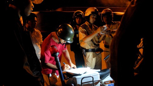 Xử lý hàng chục chủ phương tiện