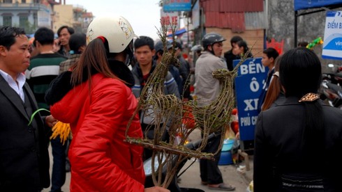 Dòng người ùn ùn đổ về chợ Viềng cầu may - ảnh 7