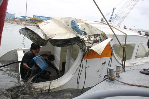 Chìm tàu ở Cần Giờ: Có 2 tàu cùng đi nhưng không thể cứu nạn - ảnh 2