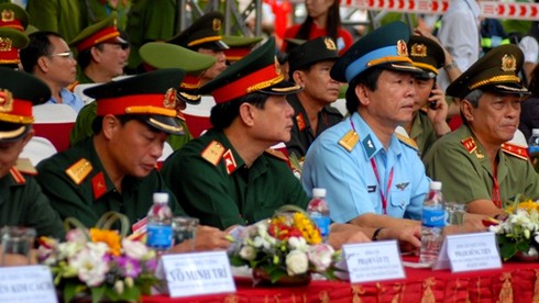 Diễn tập PCCC lớn nhất năm: Những hình ảnh ấn tượng - ảnh 3