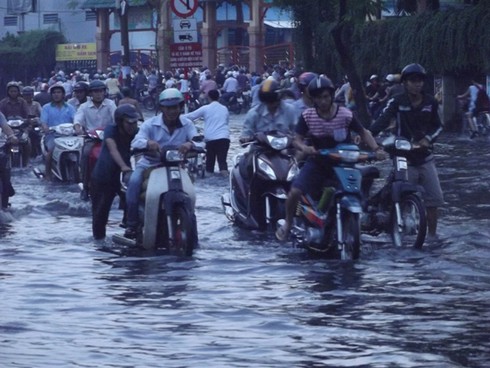 TP.HCM: Mưa ngập, xe máy, vật dụng bị cuốn trôi - ảnh 6